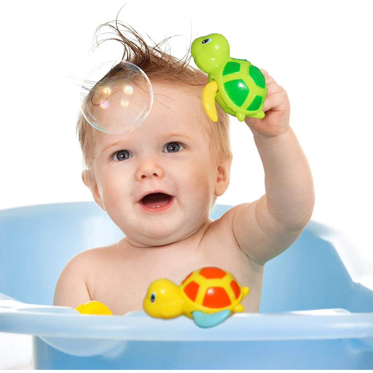3-Pack Bath Toys for Kids and Toddlers Floating Swimming Turtle Pool Toys, Educational Fun for Ages 1+ - Image 6