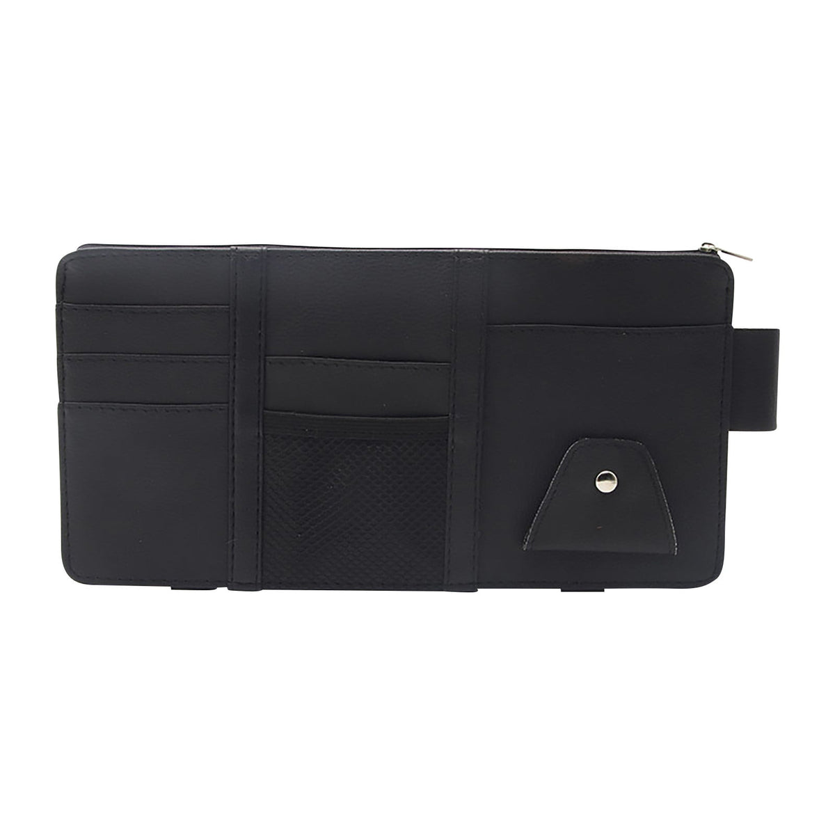 $1 Car Sun Visor Organizer, Sunglasses Holders for Car, Car Storage Organizer Sun Shade Travel Document Holder with M...