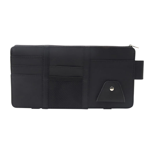 $1 Car Sun Visor Organizer, Sunglasses Holders for Car, Car Storage Organizer Sun Shade Travel Document Holder with M...