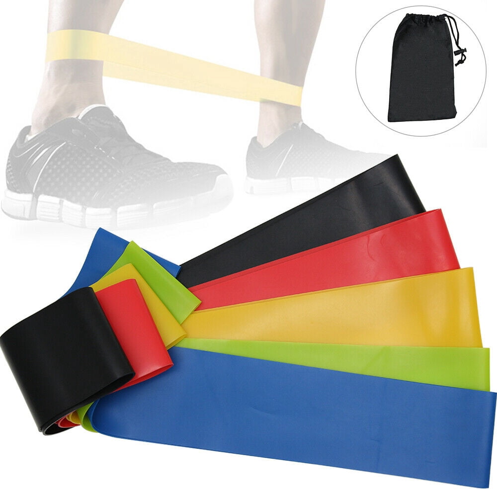 Exercise with 5 Sets of Different Tension Level for Physical Therapy, Strength Training and Home with Carry Bag - Image 4