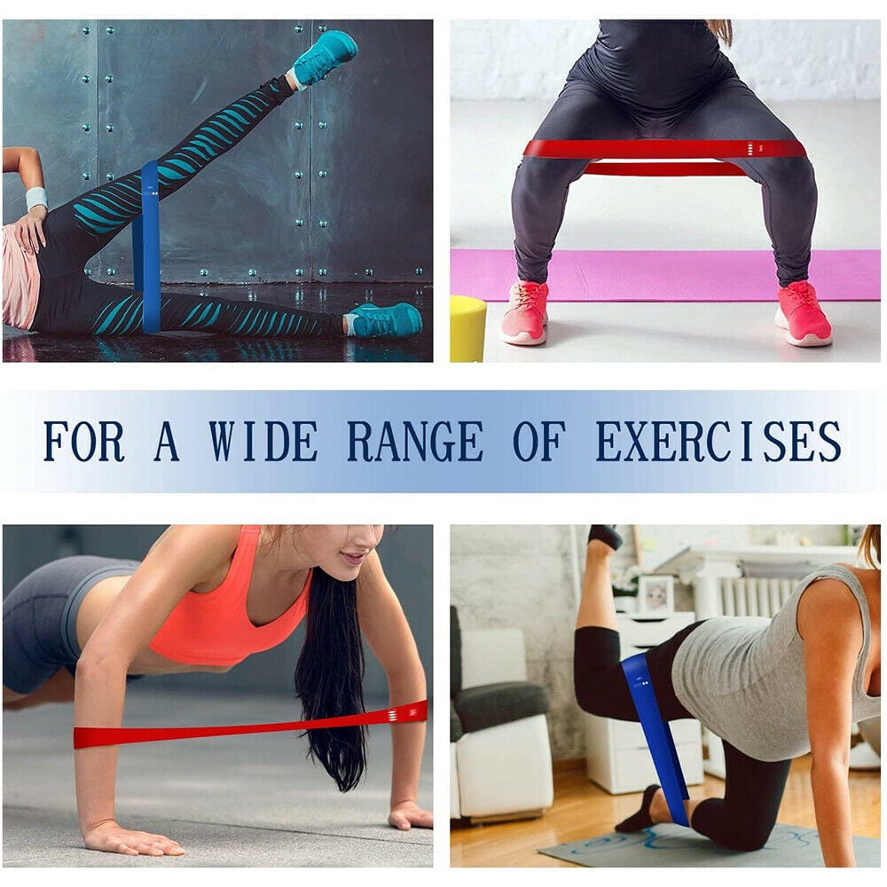 Exercise with 5 Sets of Different Tension Level for Physical Therapy, Strength Training and Home with Carry Bag - Image 3