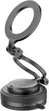 iOttie iTap 3 Magnetic Vacuum Suction Phone Mount, MagSafe Foldable Car Mount with 4-Axis Adjustment, Strong Dashboard & Windshield Hold, Metal Ring for Universal Compatibility, for iPhone 12-17