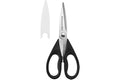 KitchenAid All Purpose Kitchen Shears with Protective Sheath Durable Stainless Steel Scissors, Dishwasher Safe, Soft Grip Com