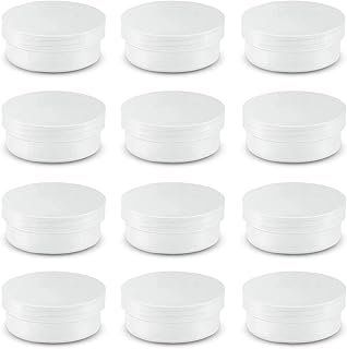 20Pack Round Clear Frosted Plastic Bead Storage Containers Box Case with Screw Top Lids,Cylinder Stackable Bead Containers for Make Up,Eye,Pills,Gems,Beads,Jewelry,Small Items,2.6x1 Inches