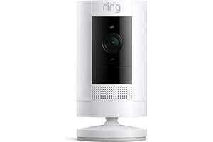 Ring Outdoor Cam (Stick Up Cam), Weather-resistant home or business security camera, outdoor ready, Live View, Color Night Vi