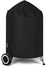 Grill Cover for Weber Kettle Charcoal 22 Inch, Heavy Duty Waterproof BBQ Grill Covers Fade Resistant