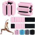 Wrist Weights – Adjustable Ankle Wrist Weights for Women & Men – Set of Weighted Bangles 2 lbs (1 lb Each) | Arm and Leg Weights for Pilates, Yoga, Running & Walking