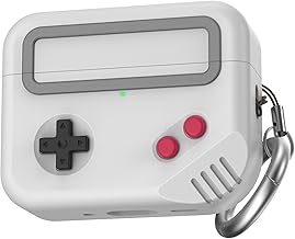 TRONWIN for AirPods Pro 3 Case - 2025 Silicone Game Console Design Case for Apple AirPods Pro 3rd Generation, Cute Airpod Pro 3 Cover for Men/Women (Light Grey)