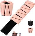 Wrist Weights, Adjustable Ankle Weights for Women Men, Leg and Arm Weights for Home Gym Workout, Running, Yoga, Pilates, Barre, Exercise, Strength Training, 2LB Each