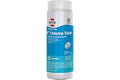 HTH 42049 Pool Care 1" Chlorine Tabs, Swimming Pool Sanitizer with Added Clarifier - Eliminates Bacteria & Algae, Makes Water