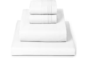 Mellanni Queen Sheets Set - 4 PC Iconic Collection Bedding - Hotel Luxury, Extra Soft, Cooling Bed Sheets - Wrinkle, Fade, St