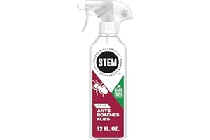 Stem Kills Ants, Roaches And Flies: Plant-Based Active Ingredient Bug Spray, Botanical Insecticide For Indoor And Outdoor Use