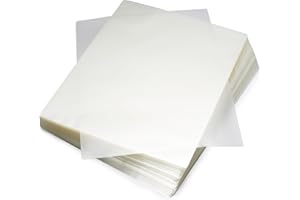 Basics Clear Thermal Laminating Sheets for Documents and Photos, 9 x 11.5-Inch, 2.8 mil, 200-Pack
