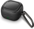 Spigen for Samsung Galaxy Buds 4 Pro Case/Galaxy Buds 4 Case (2026), Rugged Armor Drop-Protection Cover with Carabiner - Matte Black