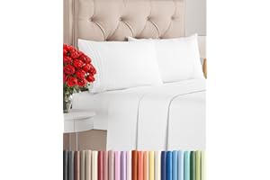Queen Size 4 Piece Sheet Set - Comfy Breathable & Cooling Sheets - Hotel Luxury Bed Sheets for Women & Men - Deep Pockets, Ea - 3