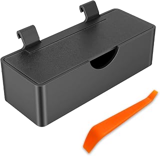 Sunglass Holder for 2021-2026 Ford Bronco 2/4 Door, Magnetic Flip-Top Sun Visor Organizer, Deep Storage Holder for Sunglasses, Cards and Small Items, Interior Accessories, Black (Not for Bronco Sport)