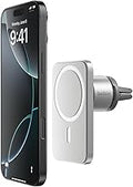 Belkin MagSafe Vent Mount Pro - MagSafe Compatible Phone Mount for Car - Wireless Magnetic Phone Holder Mount for iPhone 17, iPhone 16, 15, Pixel 10, & More - Car Accessories (Certified Refurbished)
