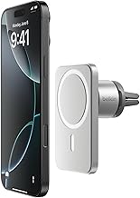 Belkin MagSafe Vent Mount Pro - MagSafe Compatible Phone Mount for Car - Wireless Magnetic Phone Holder Mount for iPhone 17, iPhone 16, 15, Pixel 10, & More - Car Accessories (Certified Refurbished)
