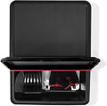 Weber Works Outdoor Storage Bin – Weather‑Resistant Grill Tool & Accessory Organizer with Hinged Lid - Side Tables & Carts
