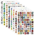 PRSTINCOL 1900+ Magazine Letter Stickers,Vintage Scrapbook 24 Sheets Letters Stickers,Ransom Alphabet Stickers for Scrapbooking Supplies Journaling DIY Crafts Gift Junk Journal