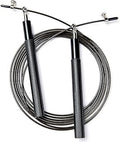 Speed Skipping Rope Adjustable Jumping Rope with Aluminium Alloy Handle and Ball Bearing Tangle-Free Exercise Rope for Home Exercise & Slim Body , Cross Fit Training, Fitness, Exercis Ideal for Aerobic Exercise