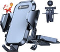 VICSEED Military-Grade Sturdy Car Phone Holder Mount, Upgraded Anti Shake Metal CD Slot & Air Vent Thick Case Friendly Phone Mount for Car Fit for iPhone 17 16 15 Samsung All Phones