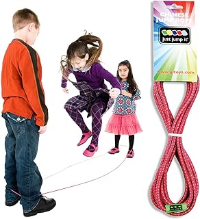 Just Jump It Chinese Jump Rope - Active Outdoor Youth Fitness - Red Confetti