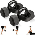 Dumbbell Foot Attachment, Tibialis Trainer, Adjustable Ankle Weights, Ankle Straps for Weight Lifting, Leg Workouts at Home for Hip, Shin Splint, Hamstring Curls, Leg extensions, Home Gym Equipment