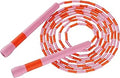 YUEDONG Beaded Jump Rope for Fitness, Adjustable Jump Rope with 19.5cm Extra-Long Anti-Slip Handles, Lightweight TPU Beaded Rope for Adults, Cardio, Exercise, Freestyle and Endurance Training