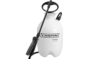 Chapin 20004 Pump Sprayer, 1-Gallon SureSpray Translucent Tank with an Easy Fill Funnel-Top Opening, Adjustable Cone Nozzle &