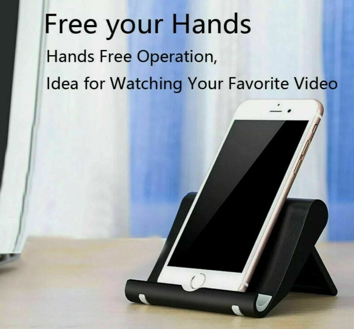 2 Pack Universal Cell Phone Stand Holder Foldable Desk Table Mount Adjustable - Image 6