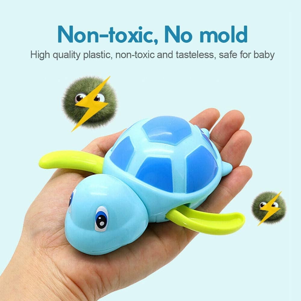 3-Pack Bath Toys for Kids and Toddlers Floating Swimming Turtle Pool Toys, Educational Fun for Ages 1+ - Image 2