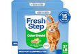Fresh Step Advanced Odor Shield Light Weight Multi Cat Clumping Litter with Febreze Freshness, Gain Scent, Ammonia Block Tech