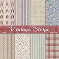 PRSTINCOL Scrapbook Paper,16 Sheets 4.1x5.8 Inch Vintage Stripe Style Scrapbook Supplies,Single-Sided Vivid Origami Decoupage Paper for DIY Crafts, Card Making, Art Journaling