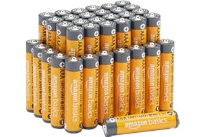 Basics AAA Long-Lasting Alkaline Batteries, 36-Count, 1.5 Volt, Reliable Performance, 10-Year Shelf Life, Emergency St
