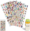 347PCS Scrapbook Letters, 6 Sheet Letter Stickers for Scrapbooking Supplies Journaling Laptop Water Bottle DIY Crafts Gift Junk Journal