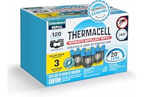 Thermacell E-ZoneGuard Mosquito Repellent Refill with 20-Foot Zone of Scientifically Proven Outdoor Protection; Rechargeable;