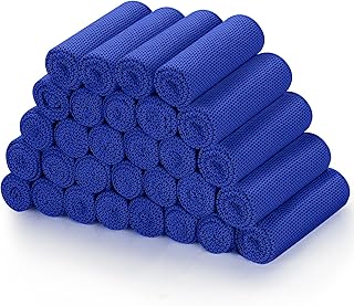 Cooling Towels (40"x 12", Pack of 30) for Neck and Face, Cold Towel for Hot Weather, Sports, Workout, Fitness, Gym, Yoga, Golf, Pilates, Travel, Camping & More
