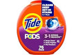 Tide PODS laundry detergent pacs, 3-in-1 Stain Remover, Odor Fighter, Color Protector, 76 Count, HE compatible, Spring Meadow