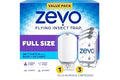 Zevo Flying Insect Trap - Plug-in Indoor Fly Trap and Bug Light Trap Refill with Blue and UV Light - No-Mess Cartridge for Ho