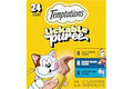Temptations Creamy Puree Squeezable Lickable Cat Treats, Wet Cat Treats with Chicken, Salmon, and Tuna Variety Pack, 0.42 oz.