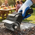 Electric BBQ Grill Brush - Cordless USB Rechargeable Grill Cleaning Brush with High-Speed Motor, Heavy Duty Stainless Steel Bristles, Automatic Barbecue Grate Cleaner Tool, Perfect BBQ Accessories