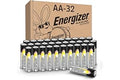 Energizer AA Batteries Alkaline Power, 32 Count Alkaline Double A Battery Pack
