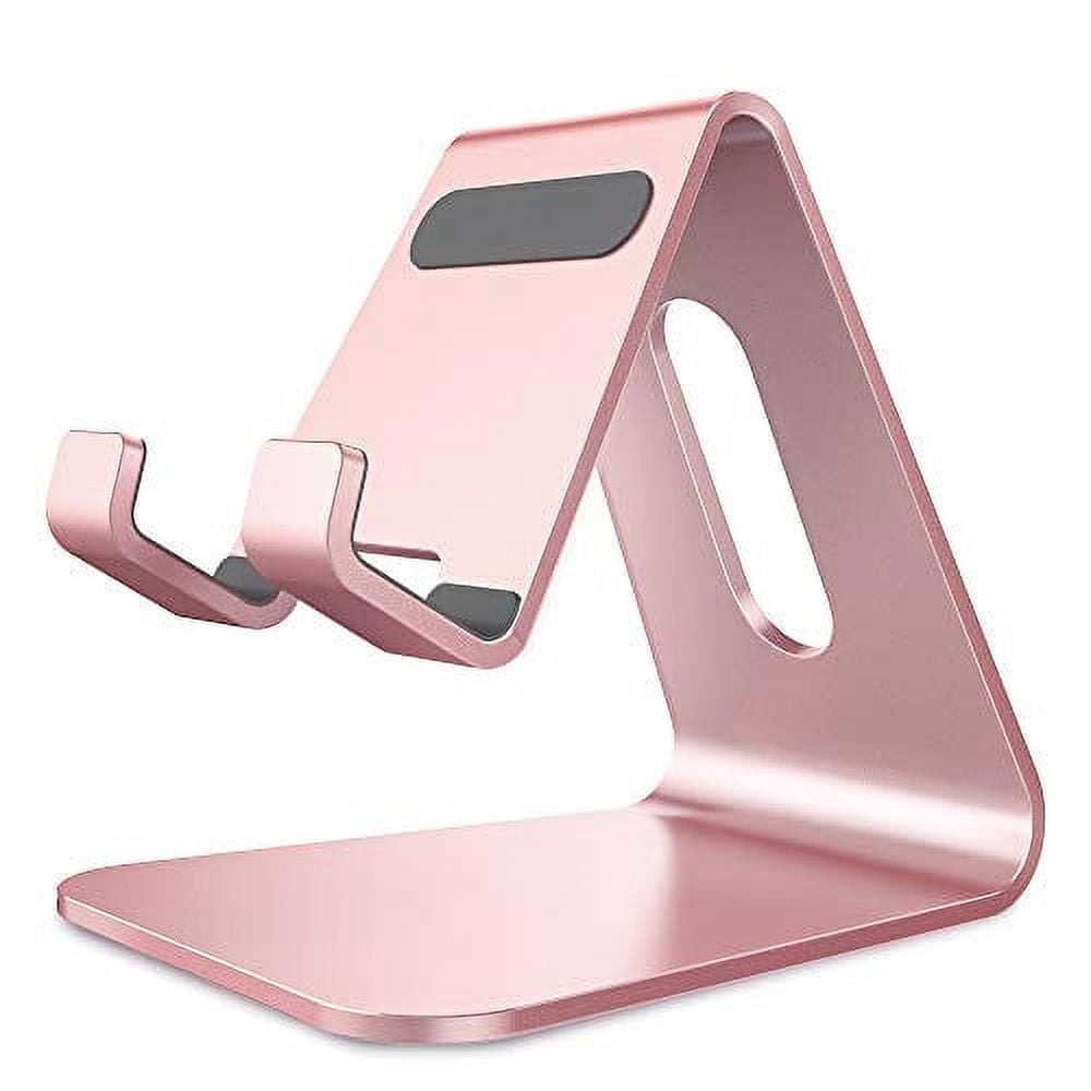 Desk, Cell Stand, Aluminum Desktop Stand Compatible with Switch, All Smart Phones, iPhone 16 15 14 13 12 Pro Max Mini...