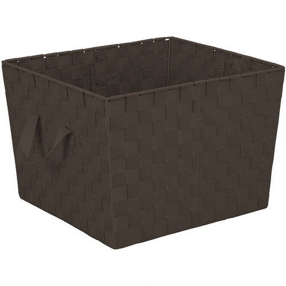 Polypropylene Baskets, 13" x 15", Brown
