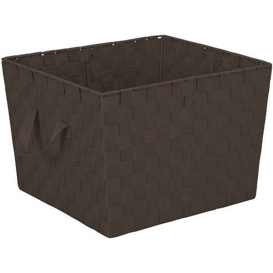 Polypropylene Baskets, 13" x 15", Brown