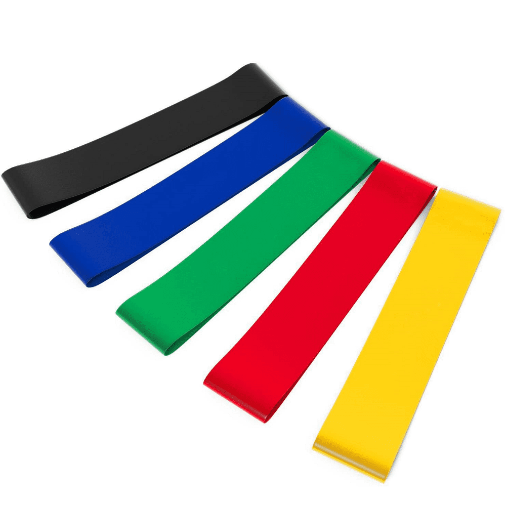 Exercise with 5 Sets of Different Tension Level for Physical Therapy, Strength Training and Home with Carry Bag