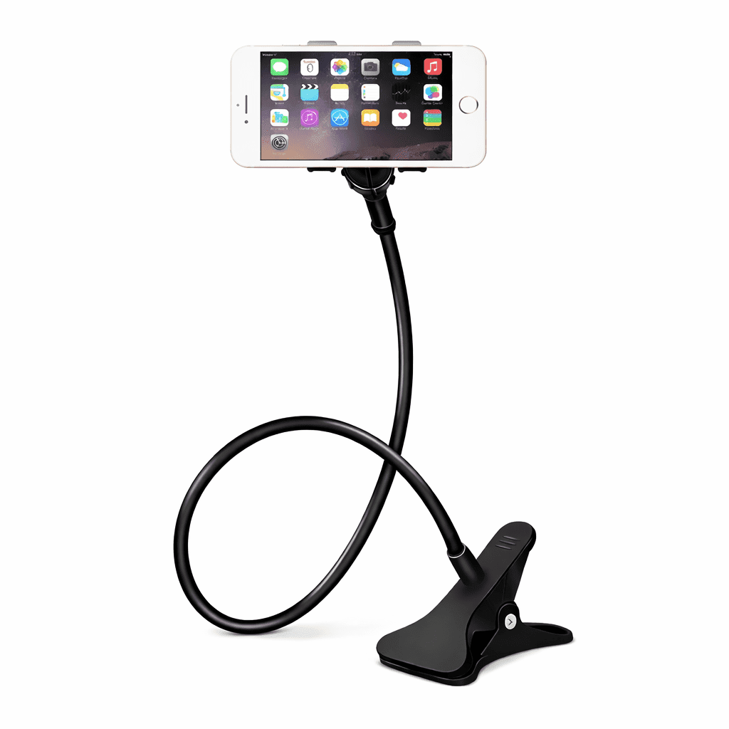 Holder Long Arm Mount for Desk, Clip Bracket Clamp Stand for 4.0-6.5'' Mobile Cell Stand