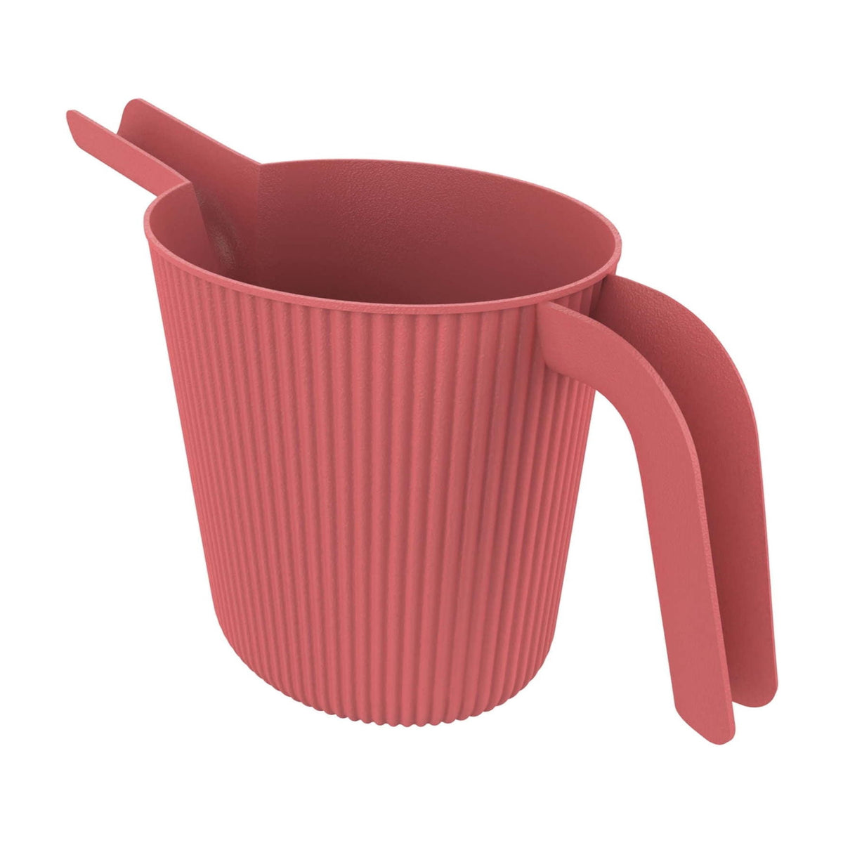 0.5 gal Resin Watering Can, Coral Peony - Image 6